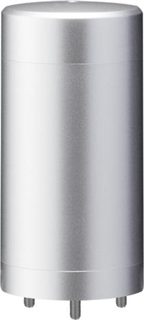 Actual product image Patlite LED Signal Tower Base No Flash/Buzz Silv