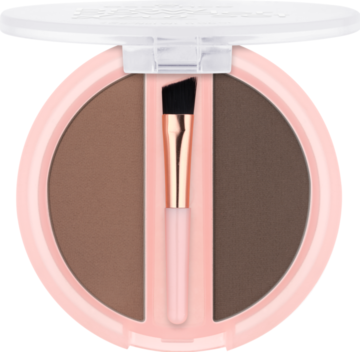 essence brow powder duo set (02 Medium Brown)
