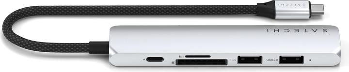 Immagine prodotto Satechi Slim 6 Multiport Hub Silver (USB-C, 6 porte)