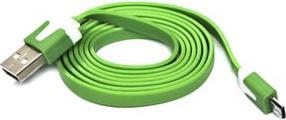 Actual product image Neutral USB cable USB-A - microUSB 1 m green (1 m, USB 2.0)