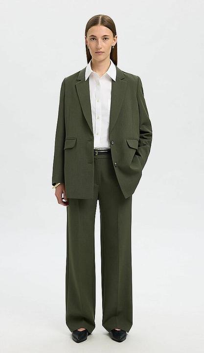 Produktbild Selected Femme Slfrita Mw Wide Pant Mel Noos (40)