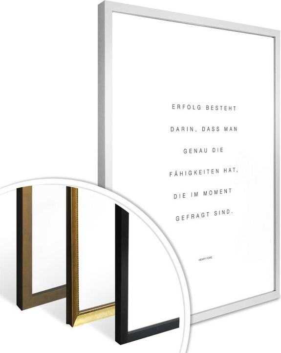 Image du produit Trenddeko Le succès consiste à (50 x 60 cm)