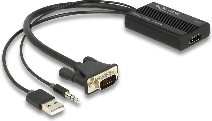 Produktbild Delock HDMI zu VGA Adapter mit Audio 25 cm (HDMI, 15.50 cm)