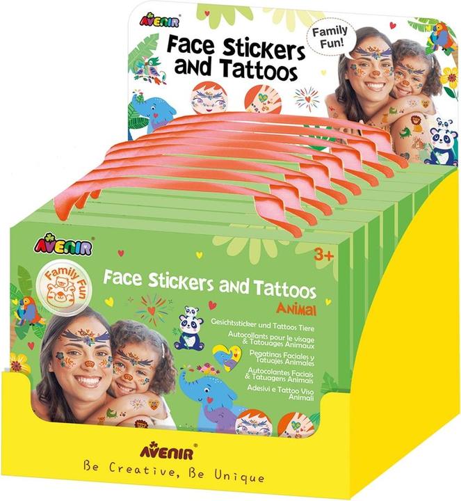 Produktbild Avenir Gesichtssticker und Tattoos 1 Pack