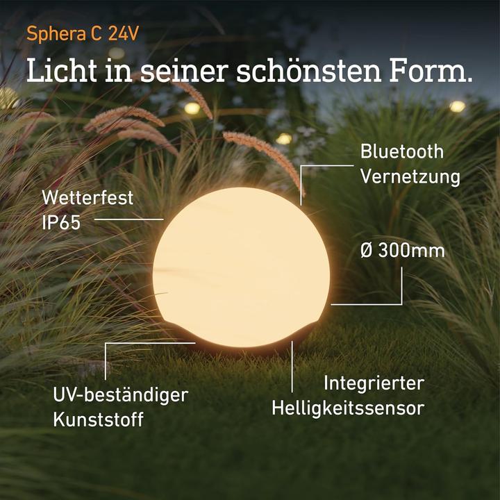 Image du produit Steinel LED Aussenleuchte Kugel 30cm (655 lm, IP65)