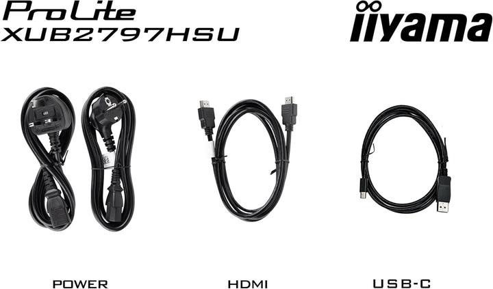Produktbild iiyama Monitor XUB2797HSU-W2 (1920 x 1080 Pixel, 27")