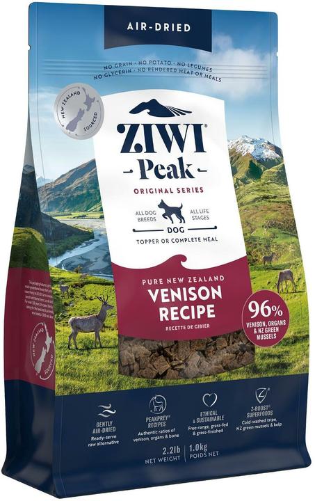 Immagine prodotto Ziwi Cibo per cani essiccato all'aria Peak vension 1Kg (Adulto, 1 pz., 1000 g)