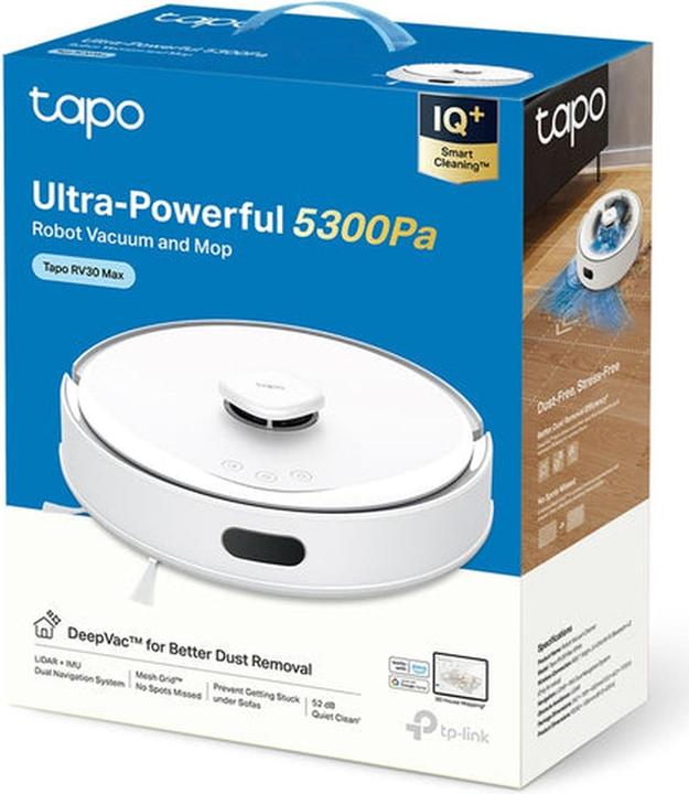 Actual product image TP-Link Robot Vacuum Mop with 5300 Pa Suction, LiDAR Navigation, Alexa Voice Control (5300 Pa, Wiping cloth)