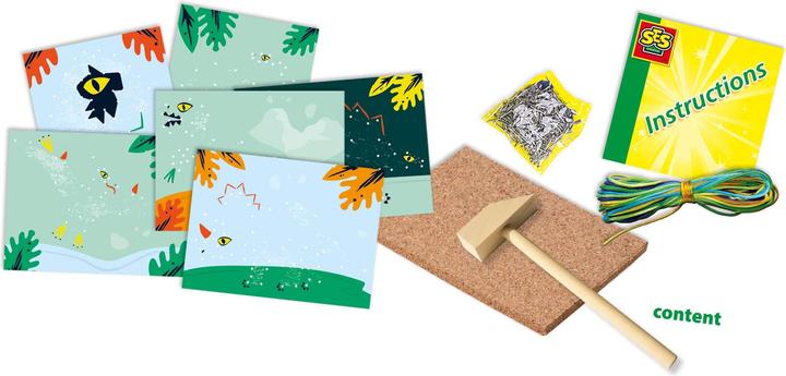 Produktbild Ses Carpenter String Art Dino