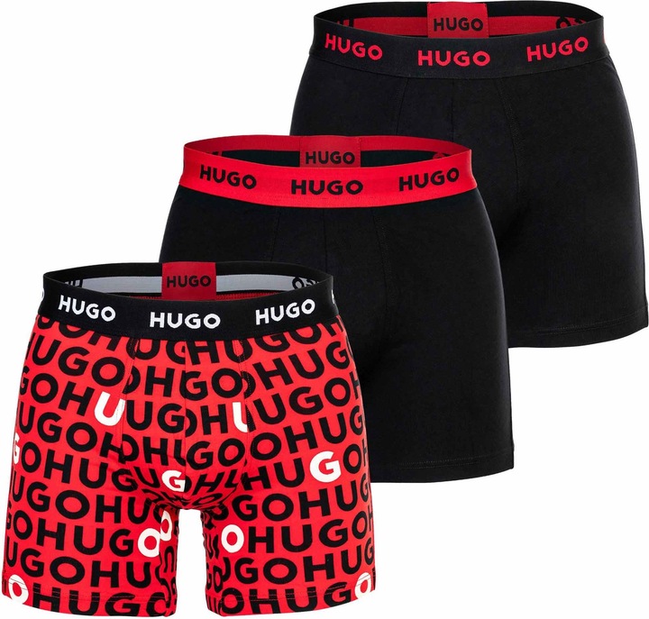Image du produit HUGO Boxer Brief Design (L, Lot de 3)