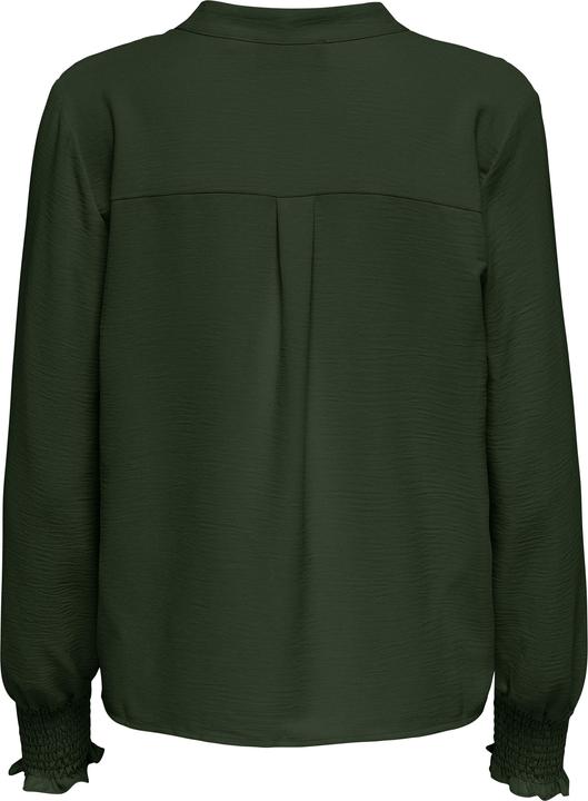 Produktbild Only Normal geschnitten Rundhals Gesmokte Ärmelbündchen Voluminöser Armschnitt Top Top (XS)
