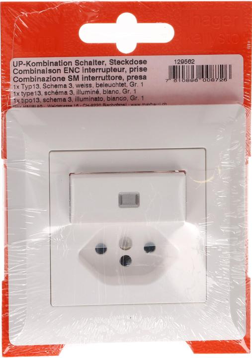 Actual product image Hager Kallysto Kleinkombi Schema 3 / Typ 13