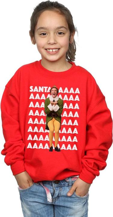 Produktbild Elf Buddy Santa Scream Sweatshirt Mädchen (116)