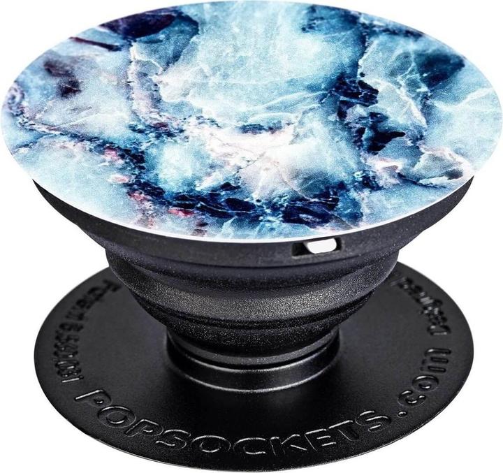 Actual product image PopSockets PopGrip Plastic Blue Marble