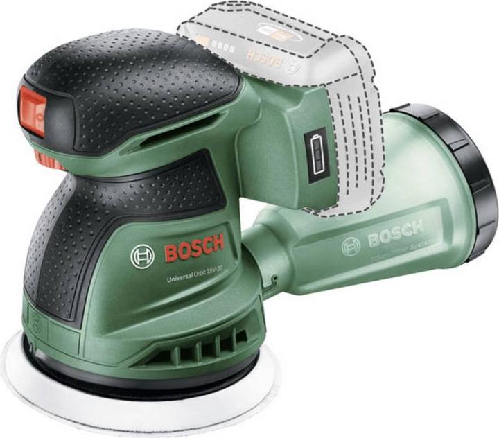 Actual product image Bosch Home & Garden Bosch Exzenterschleife UniversalOrbit 18V-20 1x2,0Ah (Eccentric grinder)