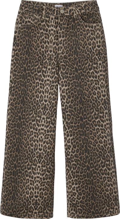 Immagine prodotto Jonen Weite Mädchen Hose mit Leoprint (146)