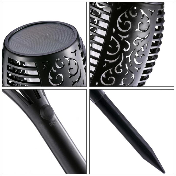 Produktbild Solarlampe mit Flammeffekt 50 cm