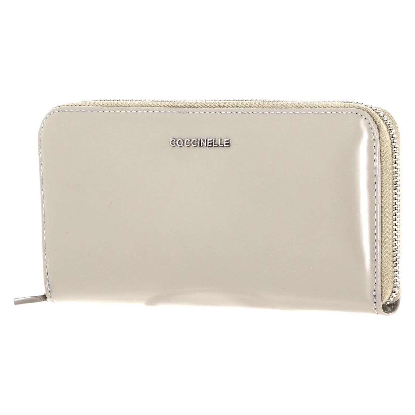Coccinelle, Damen, Portemonnaie, Tassel Zip Around Wallet, Beige
