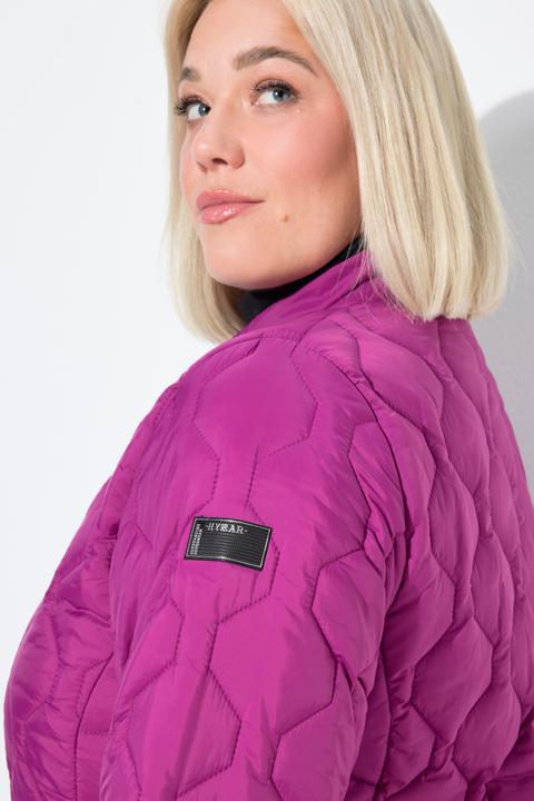 Image du produit Ulla Popken Veste matelassée légère HYPRAR, modèle imperméable. Matière recyclée, coupe trapèze. (58)