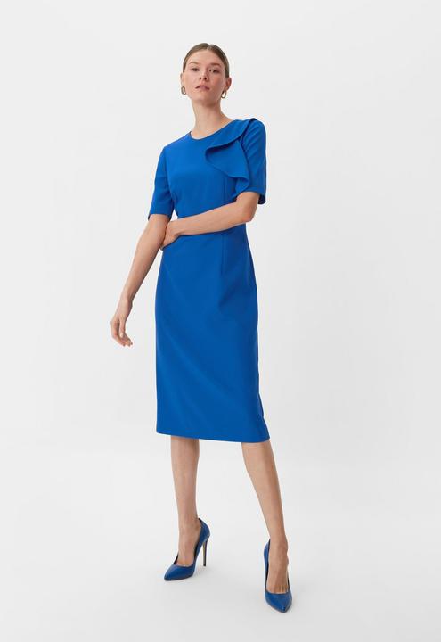 Image du produit Comma Kleid Kleid mit Volant-Detail (34)