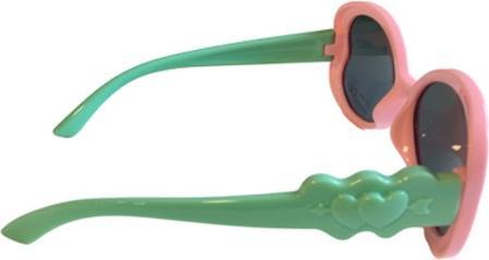 Immagine prodotto Bekos Occhiali da sole per bambini Heart Pink / Mint Polarizzati