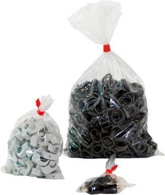 Actual product image Transpak PE flat bags, PU1000, 300x470mm, 50my, transparent.