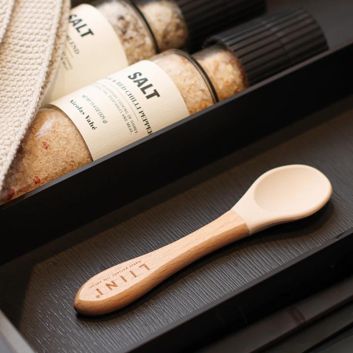 Actual product image Liini Porridge spoon beige