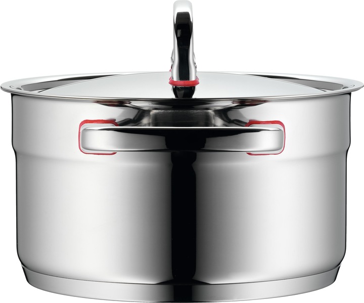 Actual product image WMF Cooking Pot Induction Meat Pot 20cm Pot 3,3l Lid PremiumOne Stainless Steel (20 cm, Pot, Stainless steel)