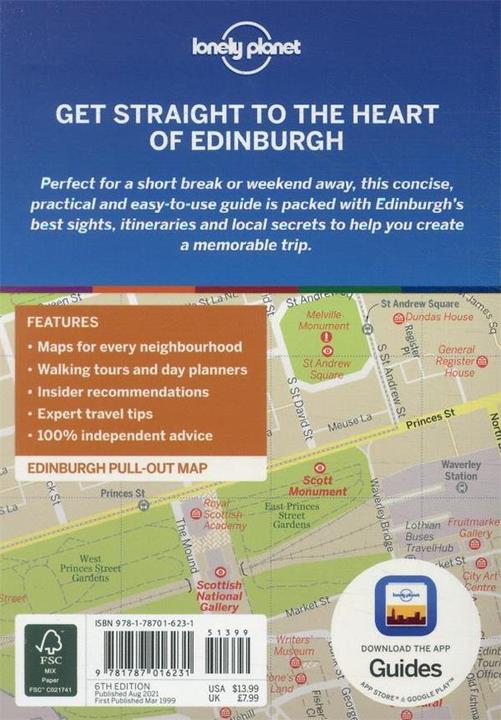 Produktbild Pocket Edinburgh (Englisch, Collectif, 2021)