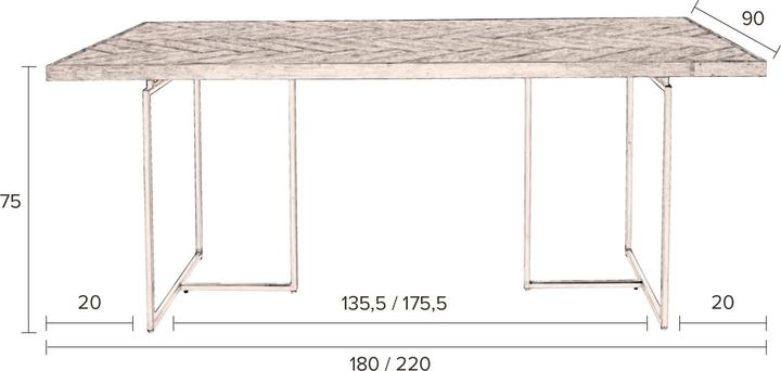 Actual product image Dutchbone Class (180 x 90 x 75 cm)