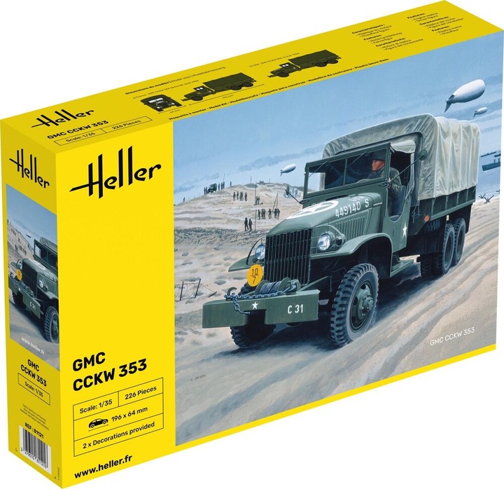 Actual product image Heller GMC US Truck