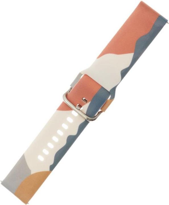 iLike Strap Moro Band For Samsung Galaxy Watch 46mm Silicone Strap Watch Bracelet Pattern (46 mm, Kunststoff)