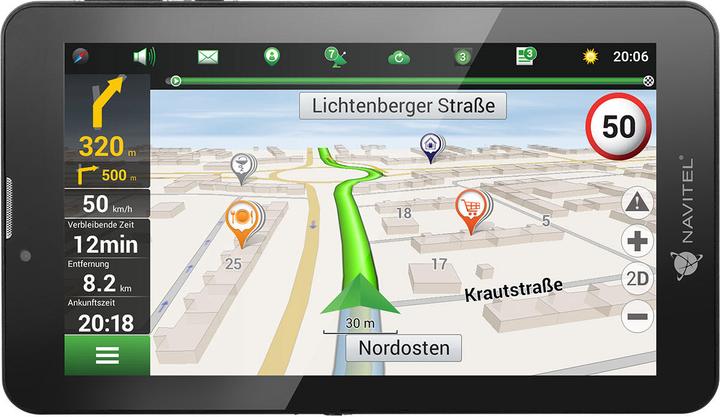 Actual product image Navitel T700 Tablet (7 inch) Mediatek (3G, 7", 16 GB, Black)