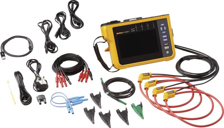 Actual product image Fluke 1775, Power Quality Analyser Mains analyser with logger function, incl. current clamps 1 set (CAT IV 600V, CAT III 1000V)