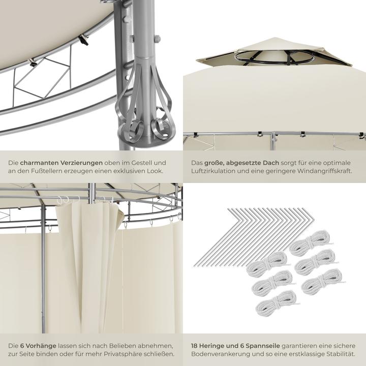 Immagine prodotto tectake Siana (350 cm, 350 cm)