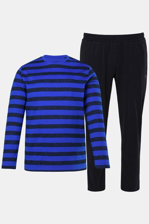 Men+ Schlafanzug, Zweiteiler, Ringel, Langarm