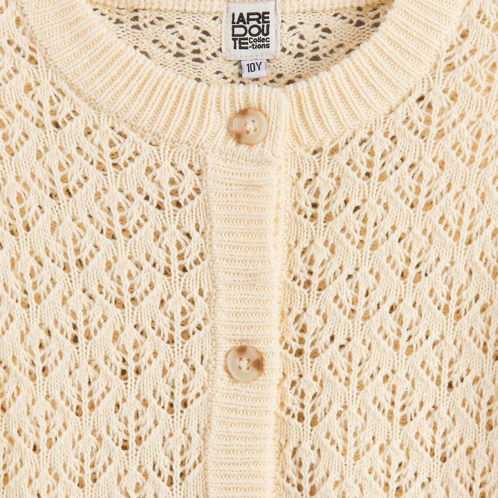 Produktbild La Redoute Collections Strickweste aus Pointelle (128)