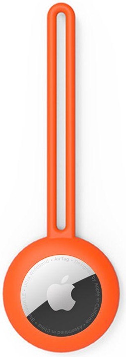 Actual product image König Design Keychain for Apple AirTag Case Case Tag Plastic Orange
