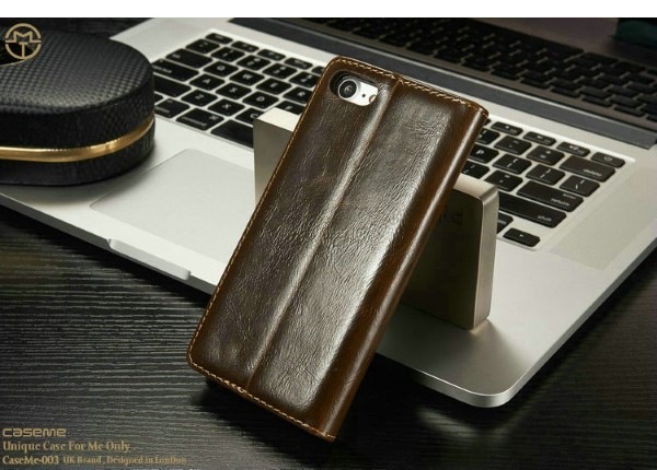 Produktbild Caseme Klassische Leder Hülle (Apple iPhone 7 Plus, Apple iPhone 8 Plus)