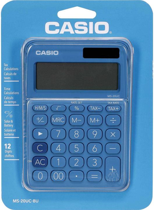 Productafbeelding Casio MS-20UC bureaurekenmachine (Batterijen, Zonnecellen)