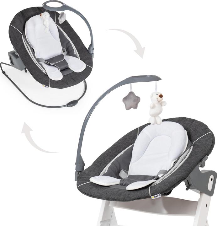 Produktbild Hauck Alpha Bouncer Deluxe Melange grey