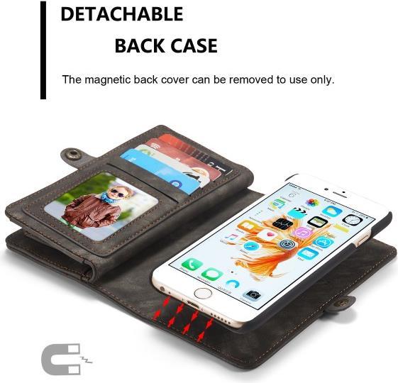 Actual product image Caseme Leather wallet with plastic cover