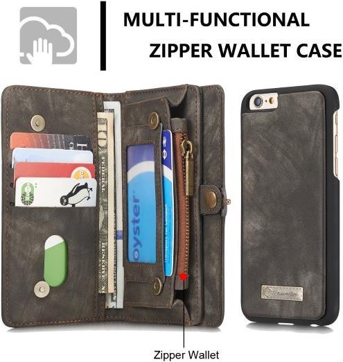 Actual product image Caseme Leather wallet with plastic cover