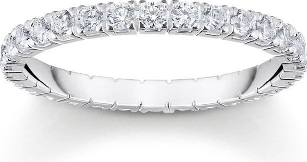 Actual product image Thomas Sabo Ring in a delicate design with white stones (50, 925 Silver)