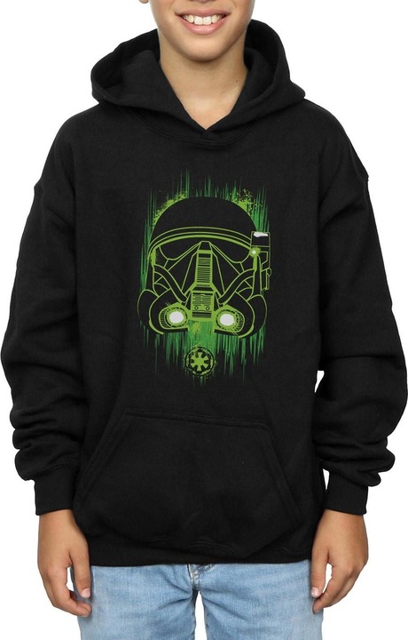 Produktbild Star Wars Rogue One Death Trooper Green Helmet Kapuzenpullover Jungen (140, 146)