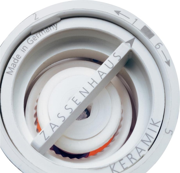 Productafbeelding Zassenhaus Pepermolen Aken acryl/roestvrij staal, 18 cm (Peper)