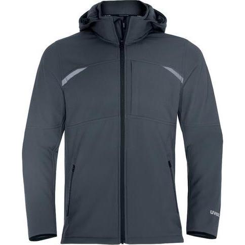 Uvex Safety, Arbeitsjacke, Softshelljacke uvex suXXeed craft grau, anthrazit L (L)