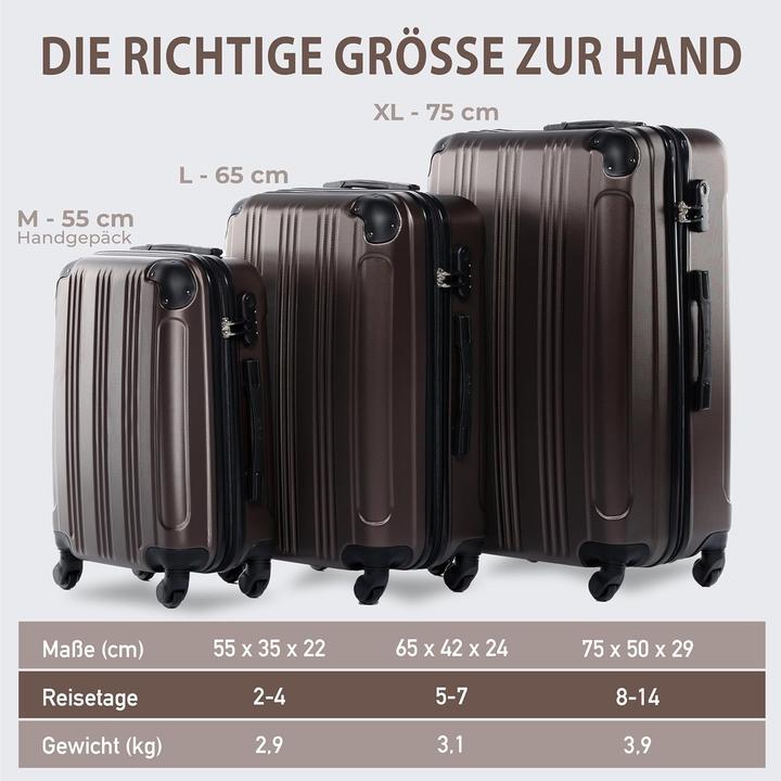 Produktbild Fergé 3-teiliges Kofferset (110 l)