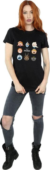 Produktbild Disney Frozen Heads Boyfriend Fit TShirt (L)