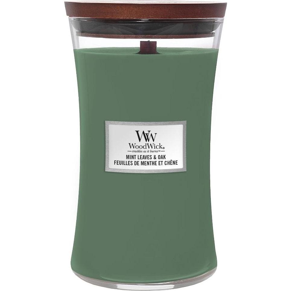WoodWick, Duftkerzen, Mint Leaves & Oak (610 g)